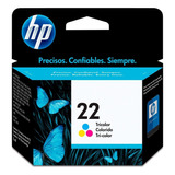 Cartucho De Tinta Hp #22 Color Color Tricolor De 5 Ml