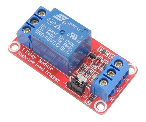 Módulo Relé 1ch 5v Disparo H L Optoacoplado Arduino [ Max ]