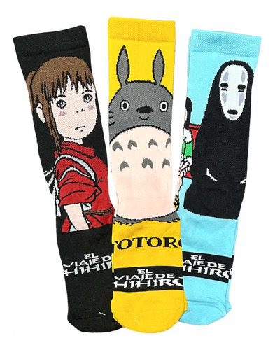 Calcetines Con Dibujos Animados Super Heroes Anime 3 Pares