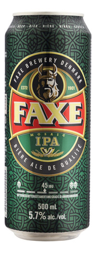 Cerveja Artesanal Faxe American Ipa Lata 500ml