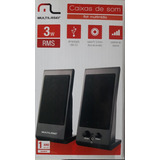 Caixas De Som Multilaser Flat 3w Sp009