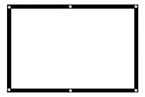 Pantalla De Proyección Hd Portátil Telón Proyector