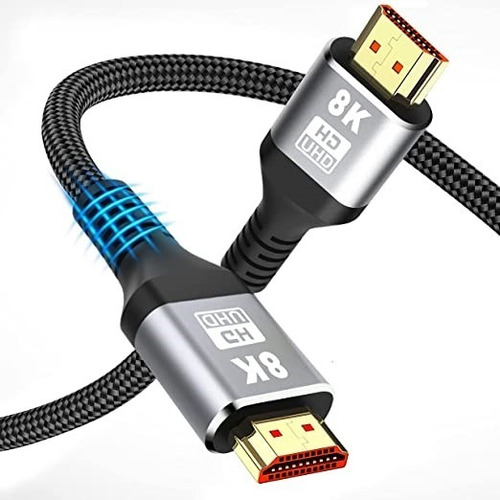 Cable Hdmi 2.1 8k 60hz/4k 120hz/48gbps  De 1,5m Gold Edition