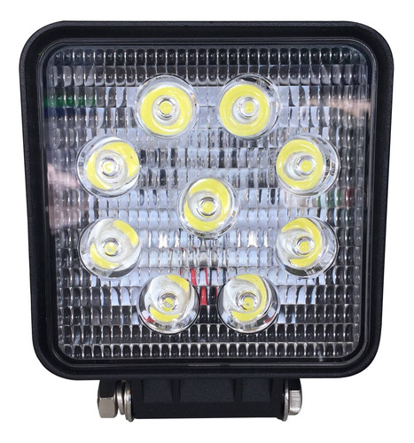 Foco Neblinero, Led Faenero 12v 24v 27 Watt Cuadrado