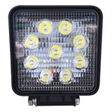 Foco Neblinero, Led Faenero 12v 24v 27 Watt Cuadrado