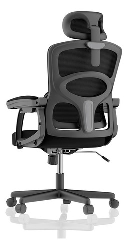 Silla De Oficina Ergonomía Doble Respaldo Con Reposacabezas