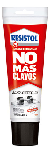 Resistol No Más Clavos Adhesivo De Montaje Invisible 200 Gr