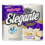 Papel Higienico Elegante Triple Hoja 20 Metros X 4 Rollos Extra Confort