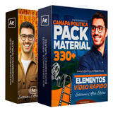 Pack Campanha Política, Jingles Editáveis After Effects Ae