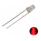 1000 Unidades Led 3mm Alta Luminosidad Rojo Alto Brillo