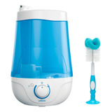 Set Humidificador Y Cepillo Limpiador De Teteros Dr. Browns Color Azul