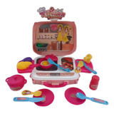 Mini Cocina De Juguete Set De Bolso Para Niña