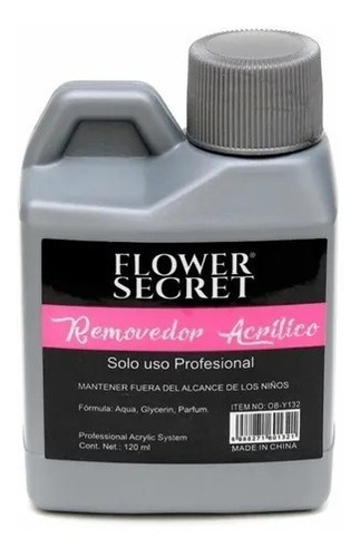 Removedor De Acrilico Flower Secret 120ml