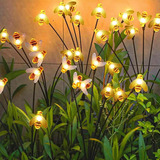 Luces Solares De Jardín Led Abejas Para Decoración Exterior