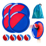 Playzap Toss Catch Ball Game Paddle Sticky Ball Game