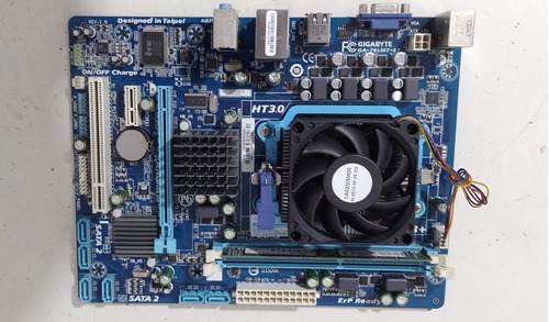 Placa Mae Gigabyte Ga-78lmt S2 Com Processador E Memória