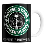 Taza De Ceramica - House Stark Coffee - Games Of Thrones