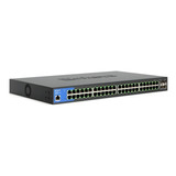 Switch Linksys Lgs352c 48 Puertos Gigabit 4 10g Sfp