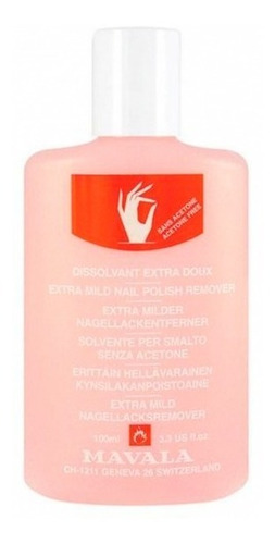 Mavala Quita Esmalte Extra Suave. Sin Acetona. 100 Ml