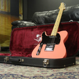 Guitarra Canhoto Studebaker Starliner Hs Coral Pink + Case