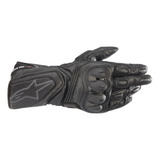 Guantes Motociclista Alpinestar De Piel Sp-8 V3 Negro Liso