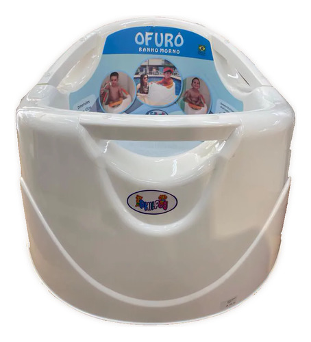 Banheira Infantil Bonpoint Ofurô 15l 12-36m 25kg - Branca