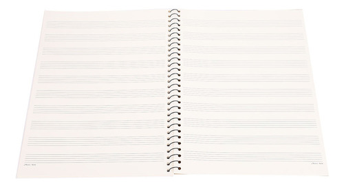 Cuaderno Para Personal De Notación Musical De 50 Páginas, Ma