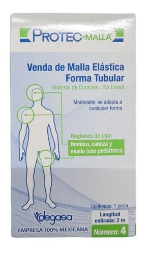 Protec Venda Malla Tubular No.4 (hombro, Cabeza Y Muslo )