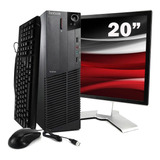 Cpu Lenovo M93p Core I5 4ªg 8gb 320gb + Monitor 20 