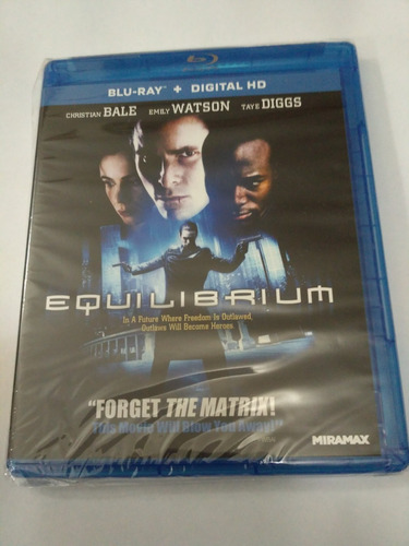Equilibrium Blu-ray Nuevo Sellado Solo En Ingles