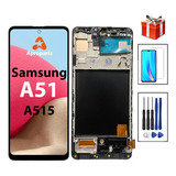 Pantalla Táctil Lcd Con Marco Para Samsung A51 A515 O