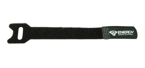 Correas Velcro Para Amarre De Cableado Negro (x12)