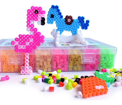 Fuse Beads Kit De 4300 Cuentas De Fusible De 5mm 24 Colores