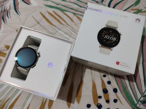 Smartwatch Huawei Watch Gt 3, Color Oro, Correa De Cuero