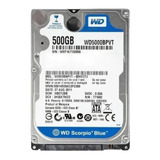 Hd Notebook Western Digital Wd5000bpvt 500gb Sataiii 2.5in