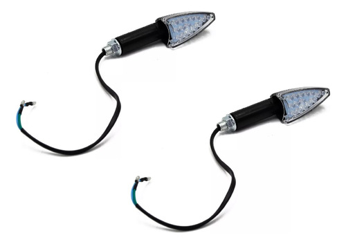 2 Direccionales Led Para Moto Italika Dm200 Mtc