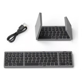 Teclado Bluetooth Español Plegable Con Teclado Numérico