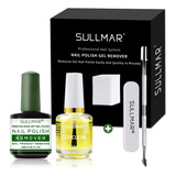 Sullmar Kit Removedor De Esmalte De Gel, Removedor De Esmalt