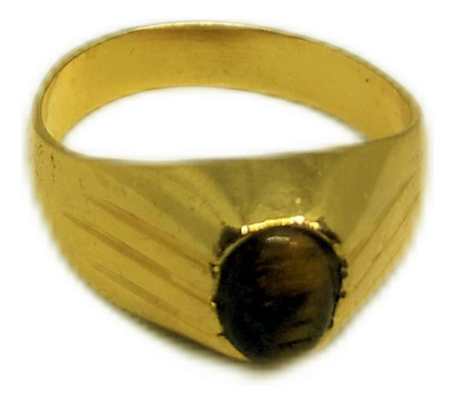 Anillo Nanping Hombres Bañado En Oro