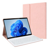 Funda Con Teclado Coo / Para Surface Pro / Rose