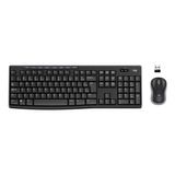 Teclado E Mouse Sem Fio Logitech Mk270 Usb Abnt2 920-004433