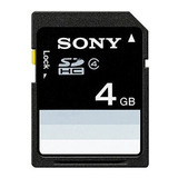 Cartão De Memória Sd De 4gb Sony Sf-4n4