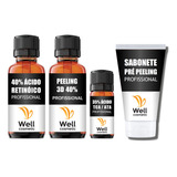 Kit Peeling (10ml Cada) Tca/ata 35% + Retinóico 40% + 3d 40%