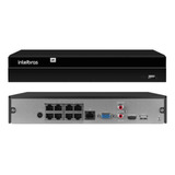 Gravador Poe Nvr Intelbras P/ 08 Câmeras Ip Nvd 1408p 4k