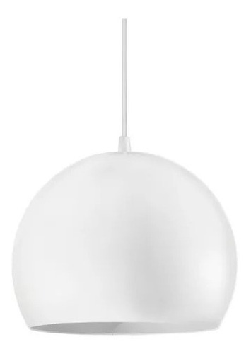 Colgante 1 Bocha Luz Blanco Deco Moderno Moer Led E27 Ø22cm