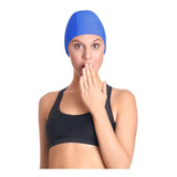 Gorro Para Piscina De Lycra De Azul