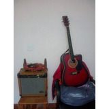 Guitarra Electroacústica Y Amplificador Stagg 20w