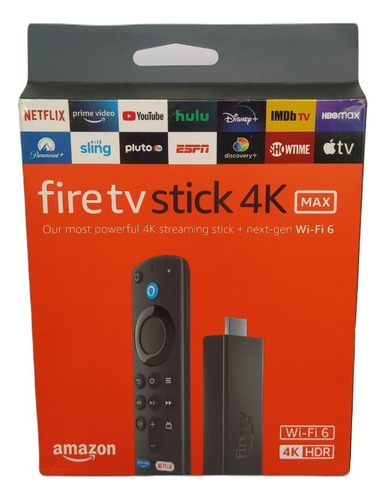 Amazon Fire Tv Stick 4k Max Controle De Voz 4k 8gb 2gb 3ger