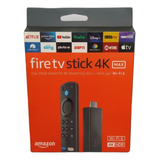 Amazon Fire Tv Stick 4k Max Controle De Voz 4k 8gb 2gb 3ger