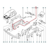 Falso Chasis Delantero Derecho Renault Megane 2 Scenic 2